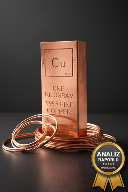 Nova Group Metal 1 Kilogram Saf %99.9 Bakır Külçe