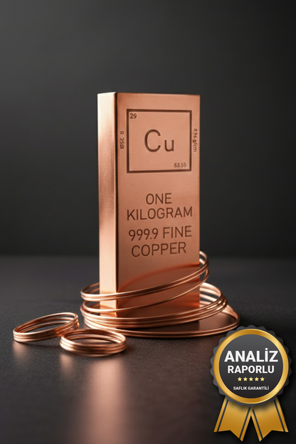 Nova Group Metal 1 Kilogram Saf %99.9 Bakır Külçe